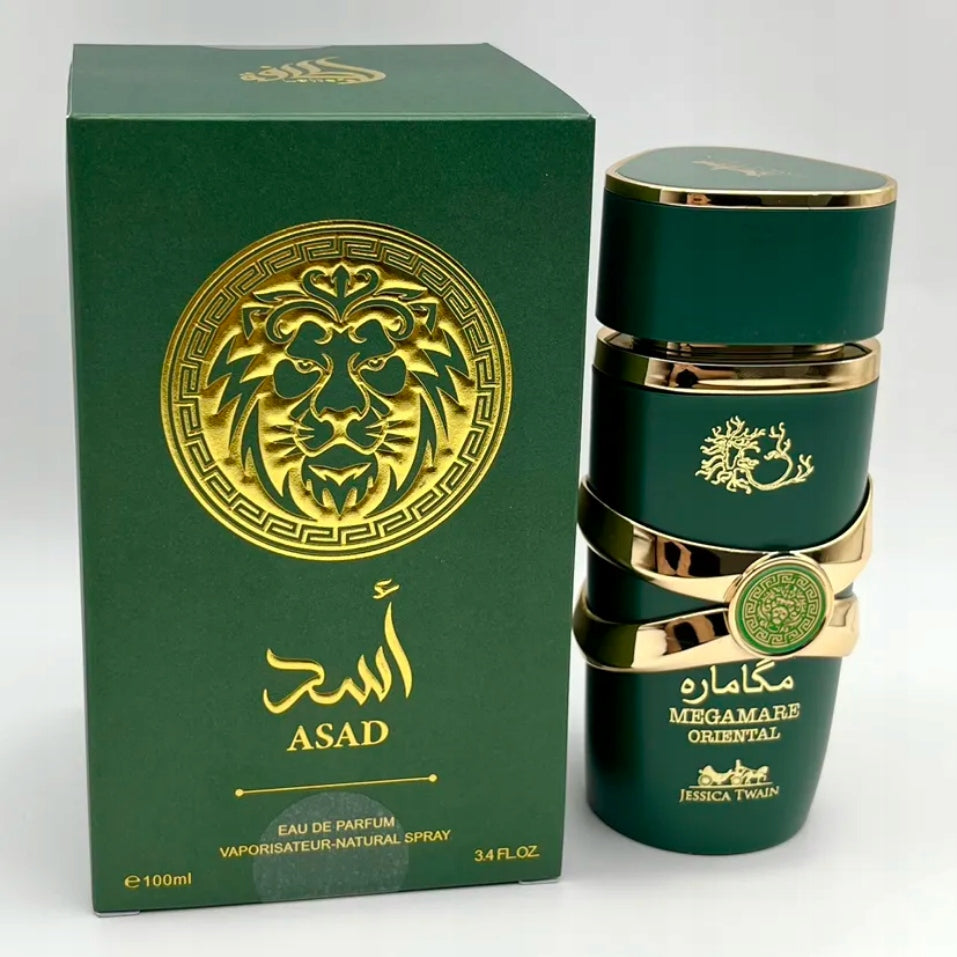 Perfume Árabe 50ML Lattafa ASAD Jessica Twain Verde 8185