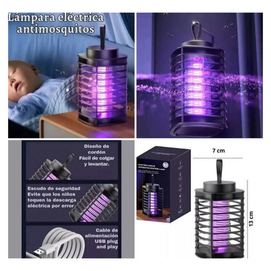 Lámpara Mata Mosquitos Portátil Enchufe USB 01974