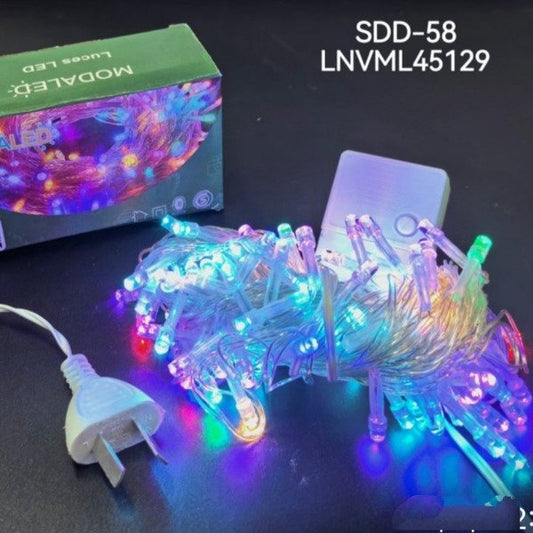 Luces Led Navideña Guirnalda 9.5M/15M Enchufe Multicolor SDD-60/58