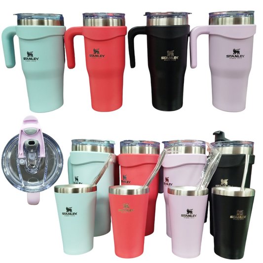 Vaso Quencher Térmico 750ML Con Vasito 150ML Y Bombilla Para Mate FLK3824