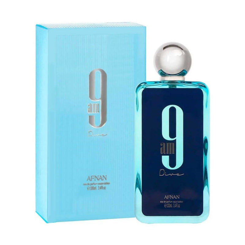 Perfume Árabe 100ML AFNAN 9PM Dive Celeste 2836