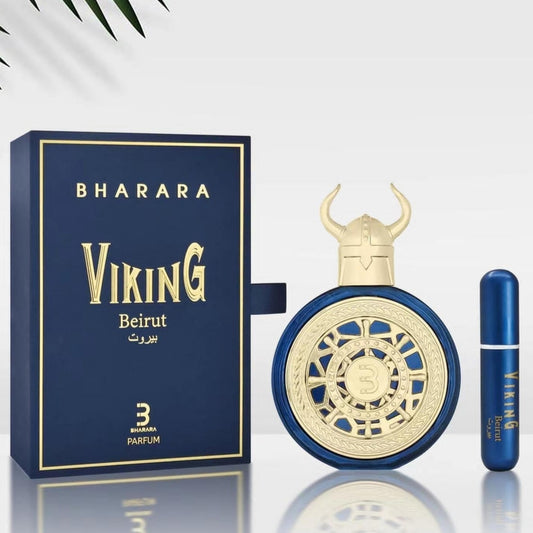 Perfume Árabe 100ML Bharara Viking Beirut Con Perfumero R231103