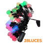 Guirnalda 28 Luces Led Navideña Uvas 3M Cable Negra Multicolor Enchufe C-91024