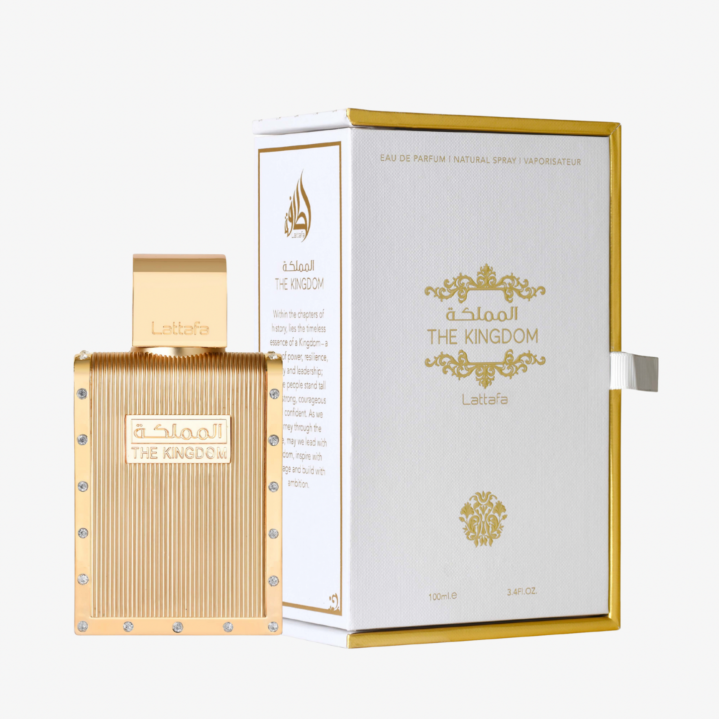 Perfume Árabe 100ML Lattafa The Kingdom Dorado 8345
