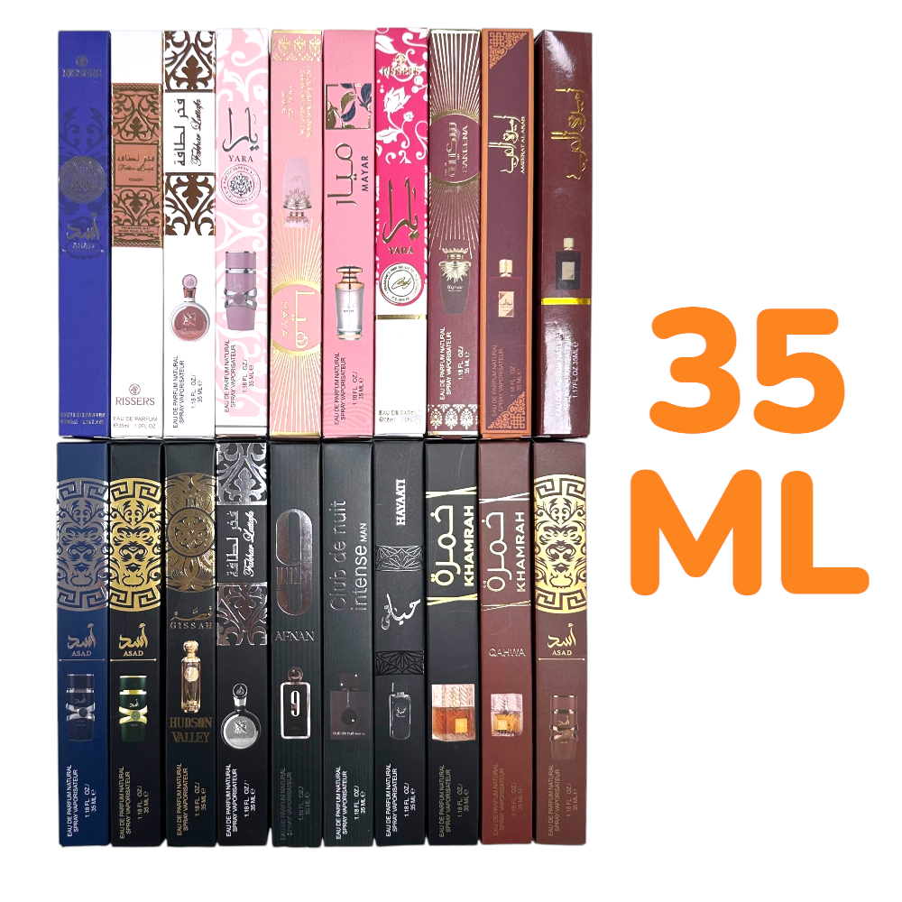 Perfume Tubito Árabe 35ML Con Botellita De Vidrio S36