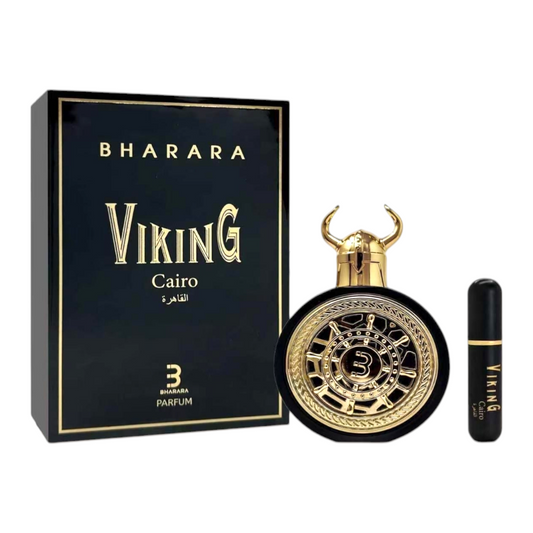 Perfume Árabe 100ML Bharara Viking Cairo Con Perfumero R230826