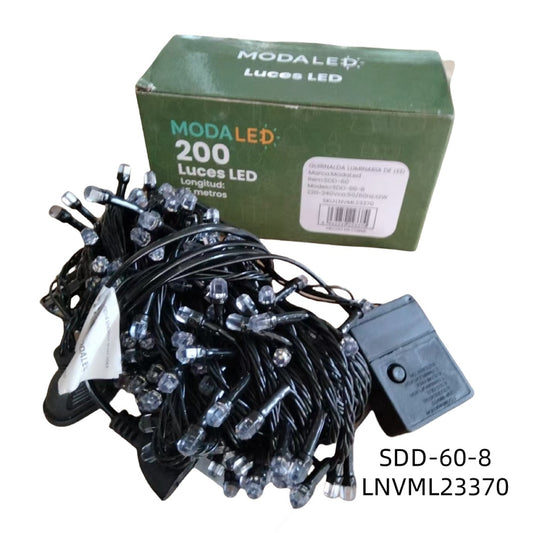 Luces Led Guirnalda 15M Enchufe 220V Mejor Calidad SDD-60