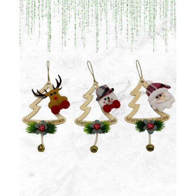 Adorno Colgante Navidad Diseño Surtido 19x12CM 4955592