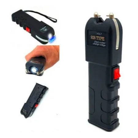 Picana Reforza Con Linterna Eléctrica Recargable Enchufe C-49903