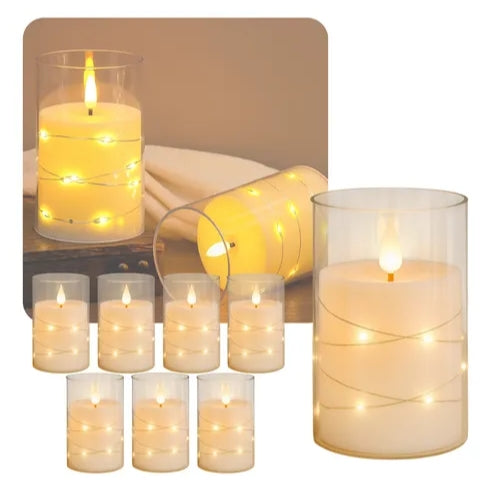 Vela Led Decorativa Efecto A Pila AA 12.5x7.5CM Cálida 4956144