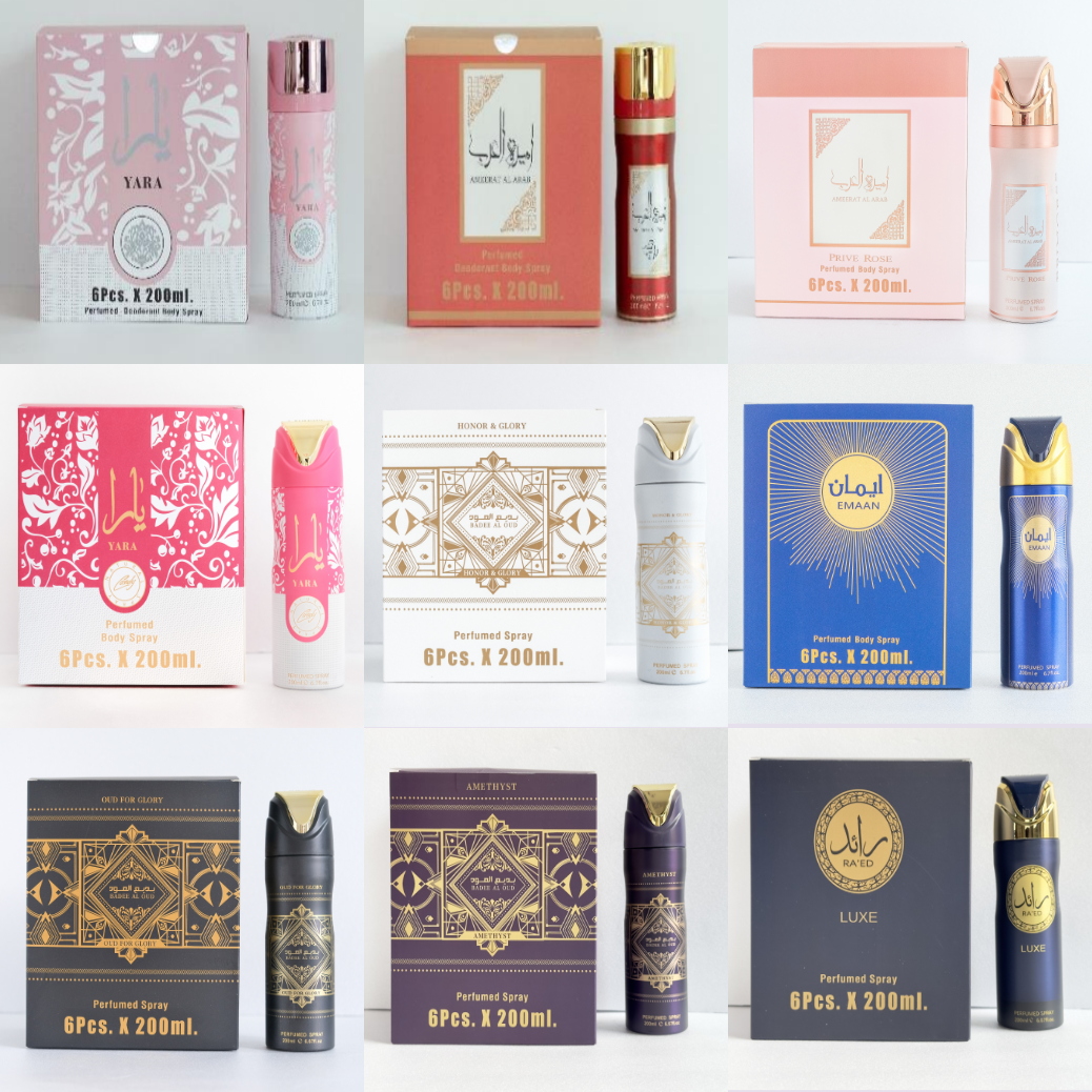 Perfume Árabe 200ML Perfumed Spray YARA LUXE EMAAN HSO-9