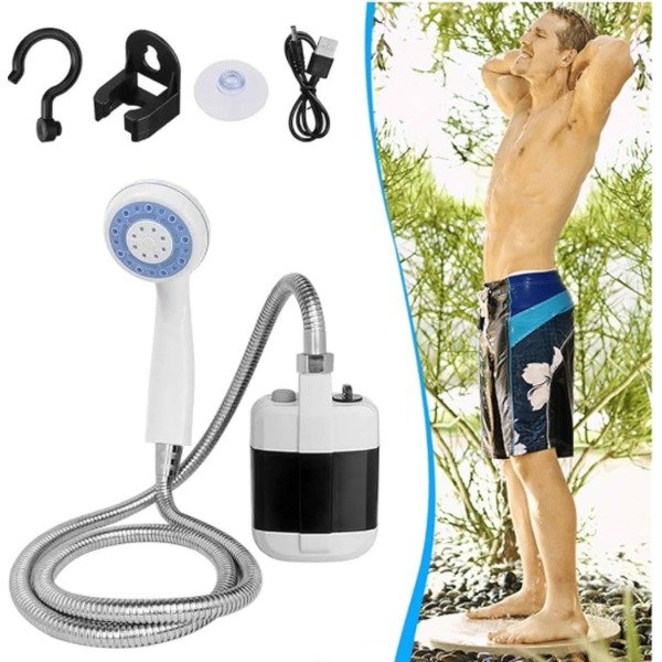 Ducha Portátil Recargable Para Cámping Viajero 5874 102