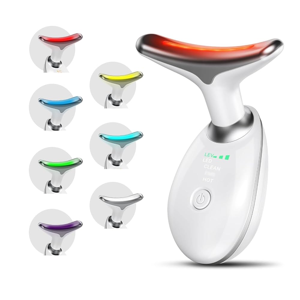 Masajeador Facial Papada EMS Microcorriente Vibración Piel Antiarrugas ES-1081