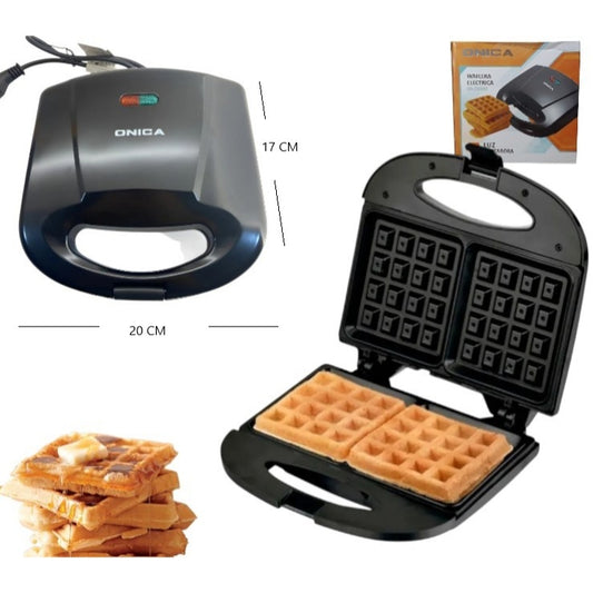 Waflera Eléctrica Con 2 Partes 750W A Enchufe OA-ED002