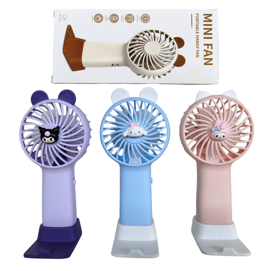 Ventilador Mini Recargable USB Diseño Sanrio 8x17x5CM 4331
