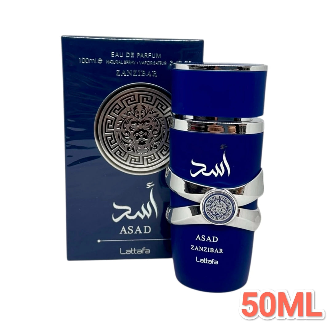 Perfume Árabe 50ML Lattafa ASAD Nature Azul 2441-5