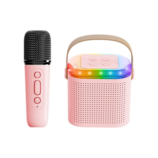 Parlante Inalámbrico Con Un Micrófono Inalámbrico Recargable USB Karaoke Y1BT