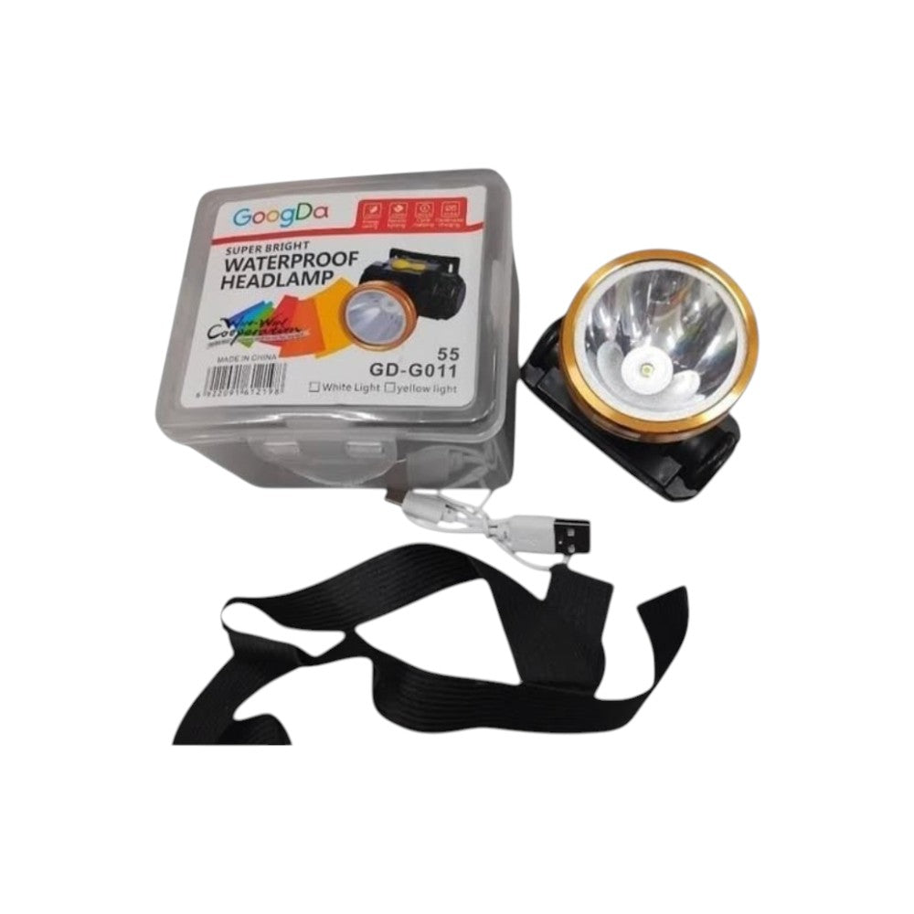 Linterna Vincha Recargable USB GD-G011