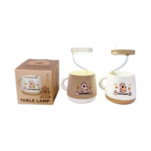 Lampara Velador Con Diseño Capibara Recargable USB 5168