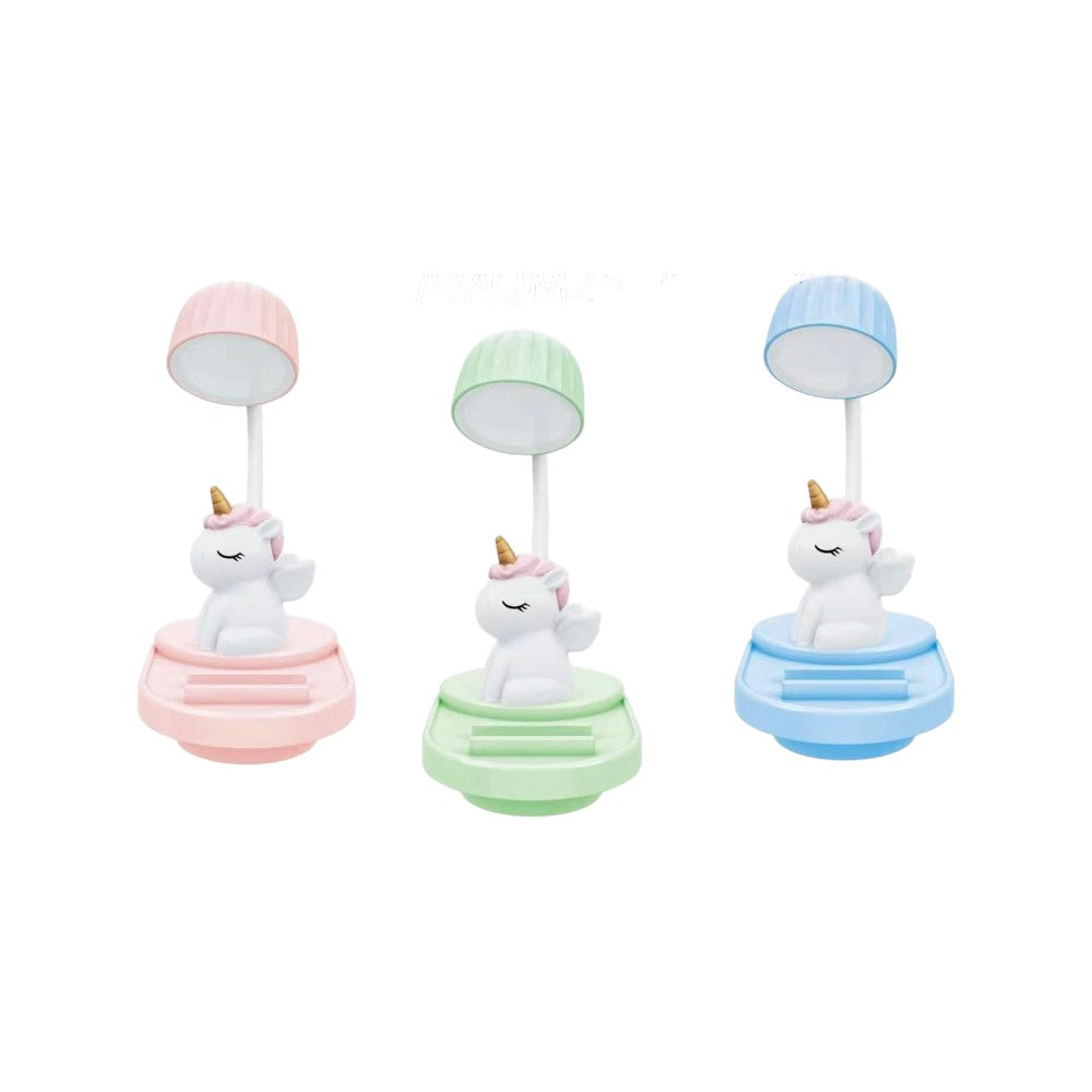 Lampara Velador Con Diseño Unicornio Recargable USB 5144