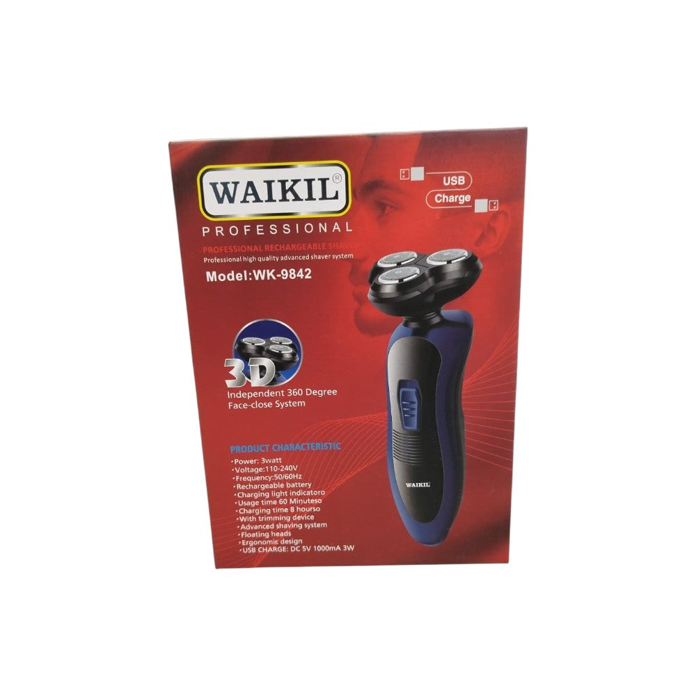 Afeitadora WAIKIL Professional Recargable USB WK-9842